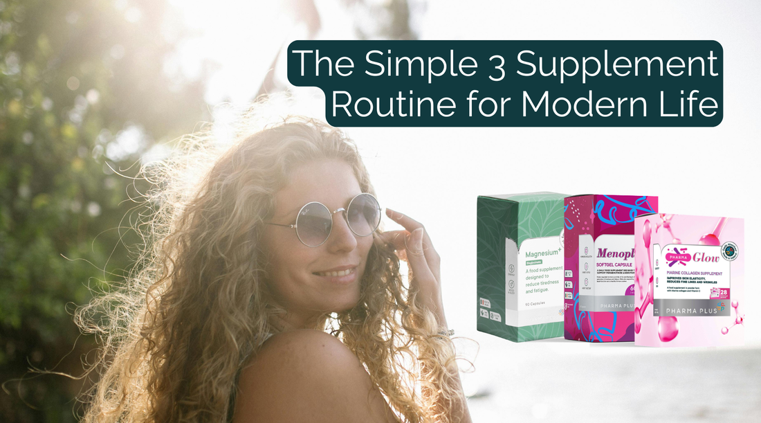 The Simple 3 Supplement Routine for Modern Life