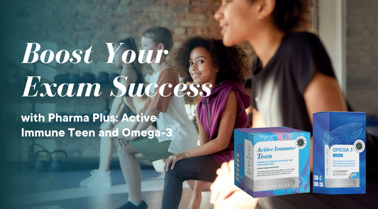 Boost Your Exam Success with Pharma Plus: Active Immune Teen and Omega-3 Essentials
